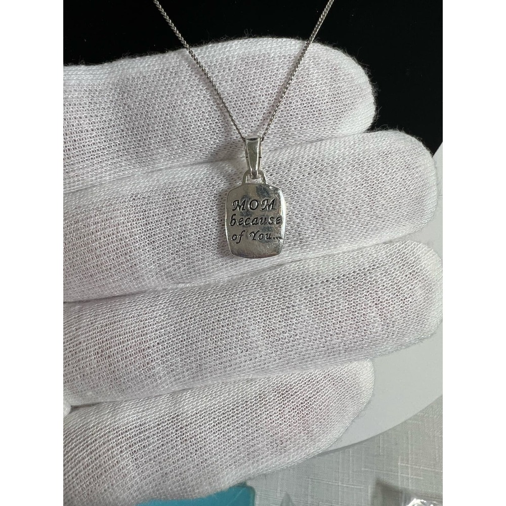 Mothers Day 18” Silver necklace and pendant